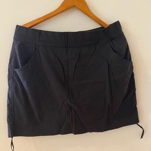 Black skirt with internal shorts